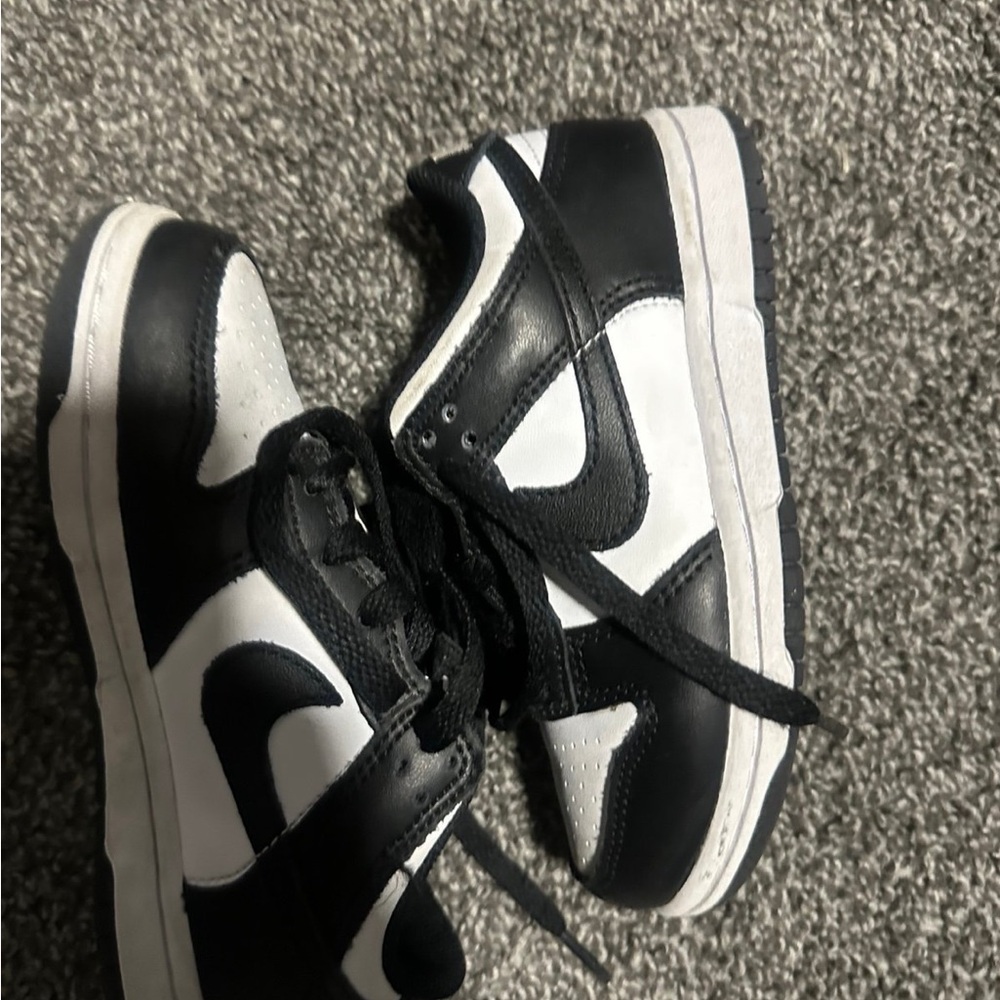 Kids Black and White Sneakers